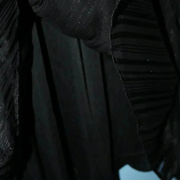 BCBG Paris Small Women's Black Glittery Halter Top Mini Dress NWT - Picture 13 of 16